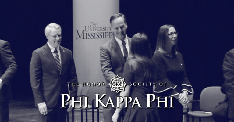 Ole Miss Welcomes Spring 2021-22 Phi Kappa Phi Initiates