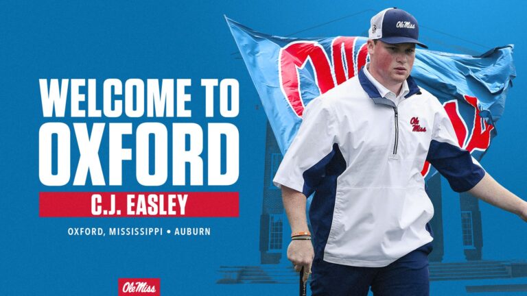Ole Miss Men’s Golf Adds Transfer C.J. Easley to 2022-23 Roster 