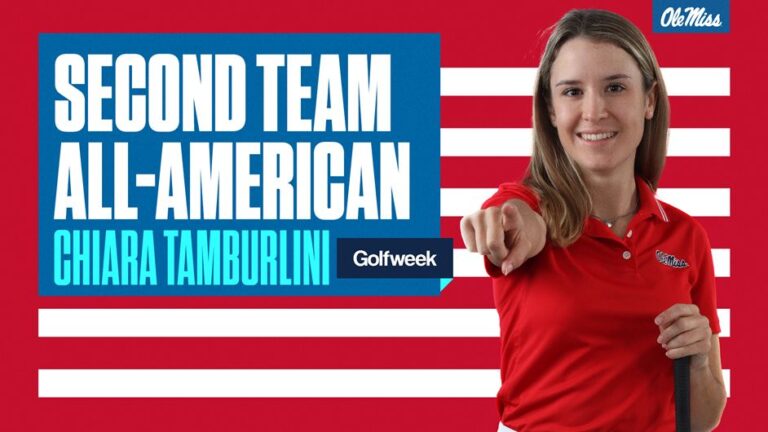 Ole Miss’ Chiara Tamburlini Named Second Team All-American by Golfweek