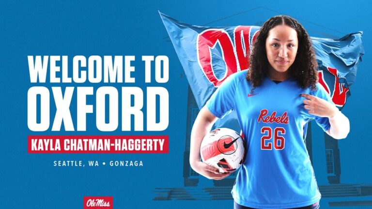 Ole Miss Soccer Adds Gonzaga Standout Transfer Kayla Chatman-Haggerty