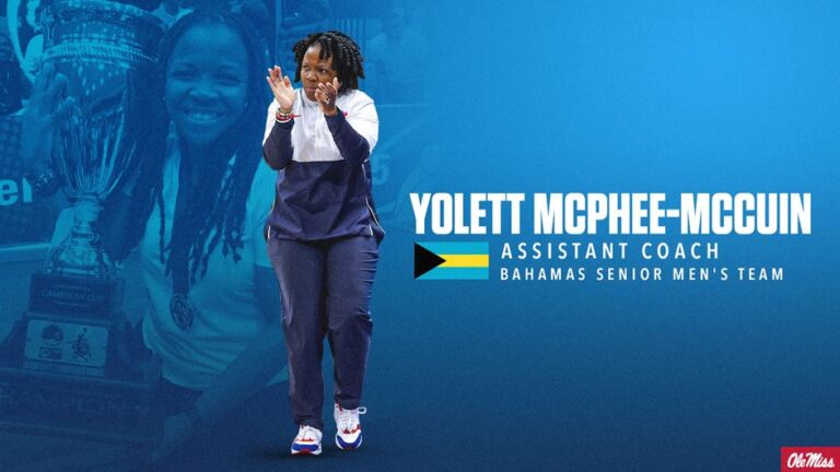 Trailblazing McPhee-McCuin to Serve as an Assistant with the Bahamas Men’s Senior National Team