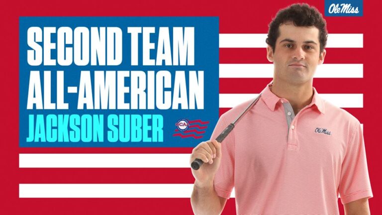 Ole Miss’ Jackson Suber Named Second Team PING All-American