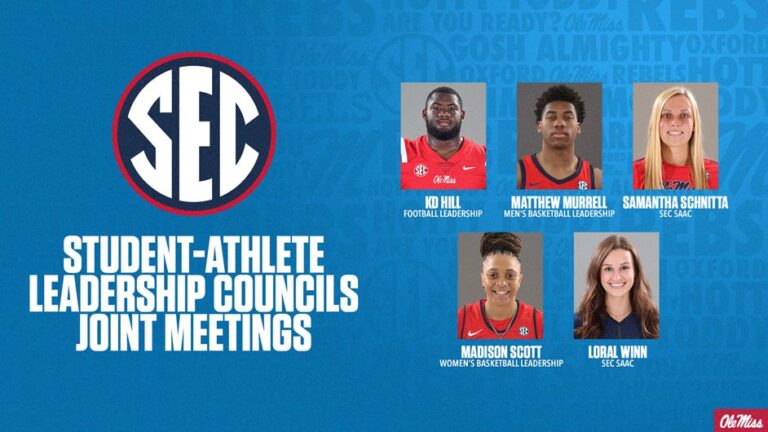 Five Rebels Participate in SEC Student-Athlete Leadership Council Meetings