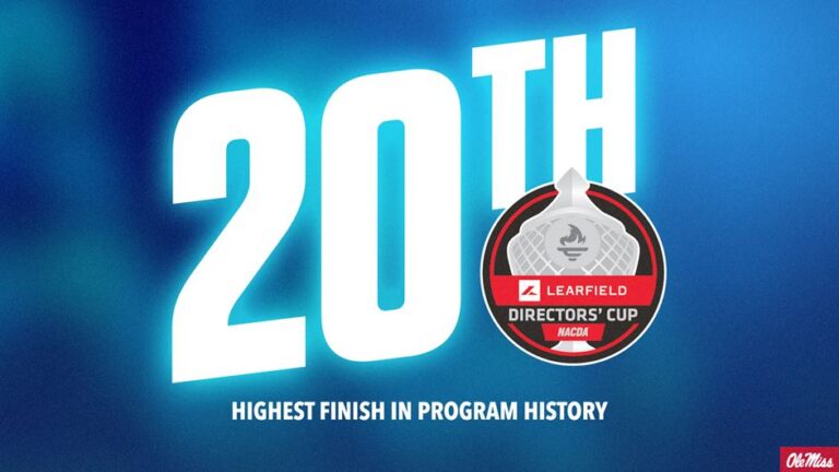 Ole Miss Athletics Earns Record Finish in LEARFIELD Directors’ Cup