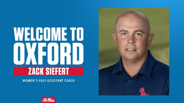Ole Miss Women’s Golf Adds Zack Siefert as Assistant Coach