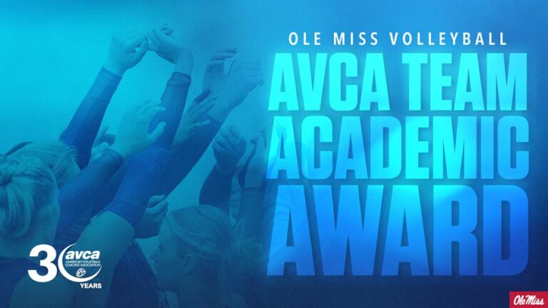 Ole Miss Volleyball Receives AVCA Team Academic Award