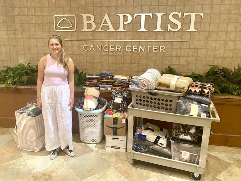 Senior Supports Cancer Patients During Personal Health Journey