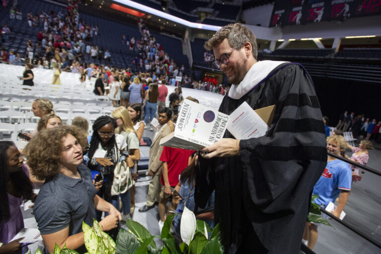 Author John Green Brings Hope for Humanity to UM Fall Convocation