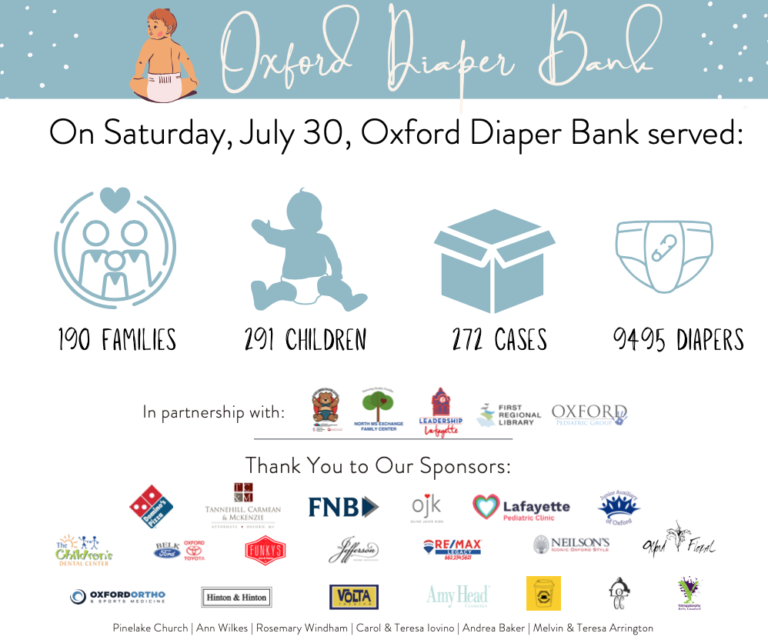 Oxford Diaper Bank Helps Hundreds of Area Children