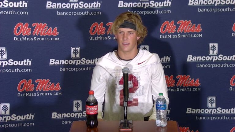 Jaxson Dart Looks Forward to Season Ahead in the SEC