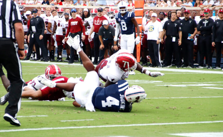 No. 21 Ole Miss Defeats Troy to Open the Season