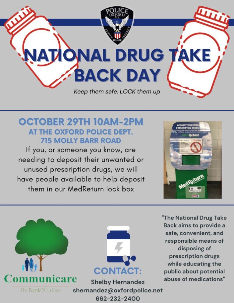 Saturday is National Prescription Drug Take Back Day