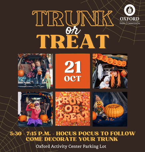 OPC to Hold Trunk or Treat Event with 'Hocus Pocus' at Activity
