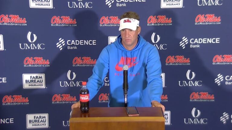 Kiffin Looking Ahead to Texas A&M Matchup