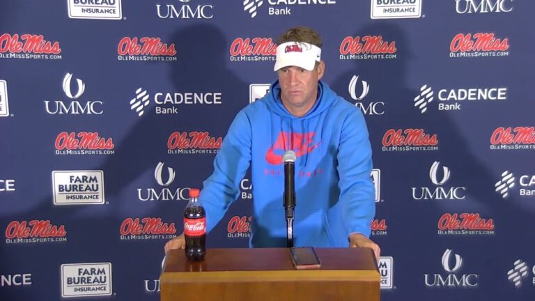 Kiffin on Taking on No. 10 Alabama