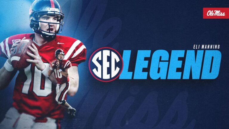 Eli Manning Named to 2022 SEC Football Legends Class
