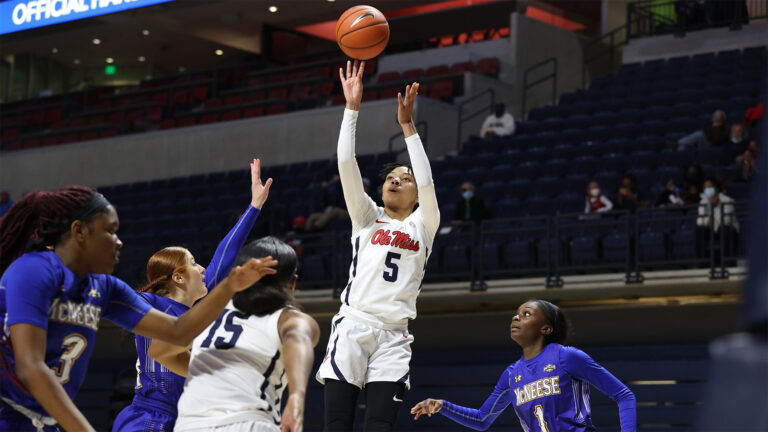 Group Effort Powers Ole Miss Past Southeast Missouri State, 83-57