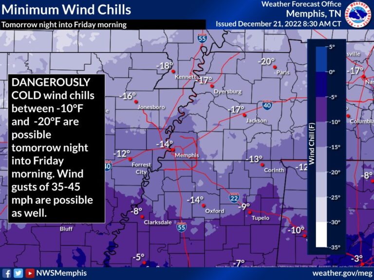 Dangerously Cold Temps Expected Thursday Night, Friday Morning