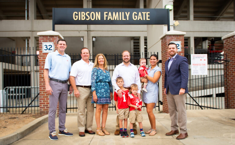 Gibson Gift Names Gate 32 at Vaught-Hemingway