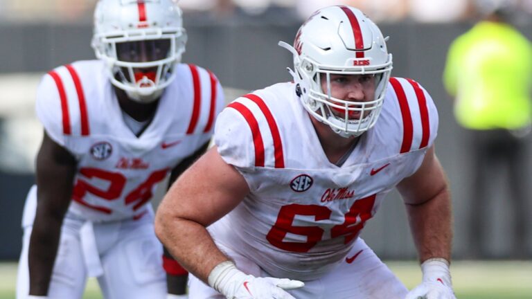 Ole Miss Offensive Lineman Broeker Declares for Draft