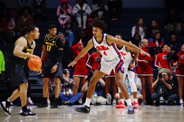 Ole Miss Men’s Basketball Falls 78-74 at Auburn