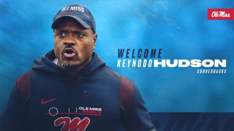 Ole Miss Football Names Keynodo Hudson as Cornerbacks Coach