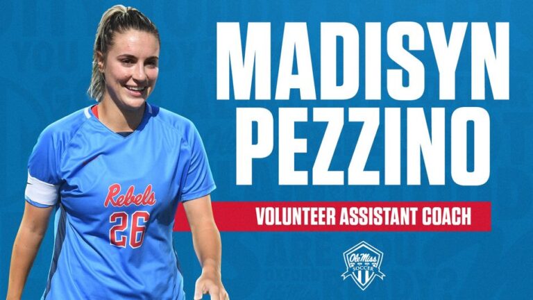 Madisyn Pezzino Named Rebel Soccer Volunteer Assistant Coach