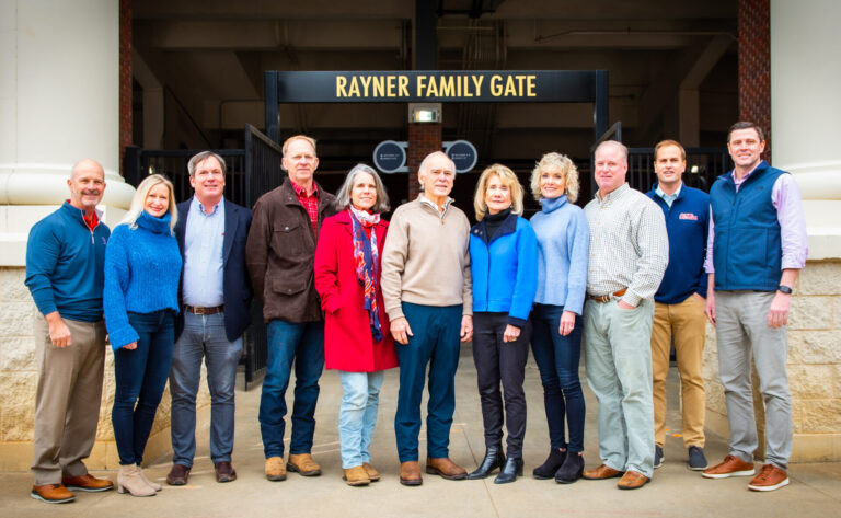 Rayners Commit Support to Ole Miss Athletics and Academics