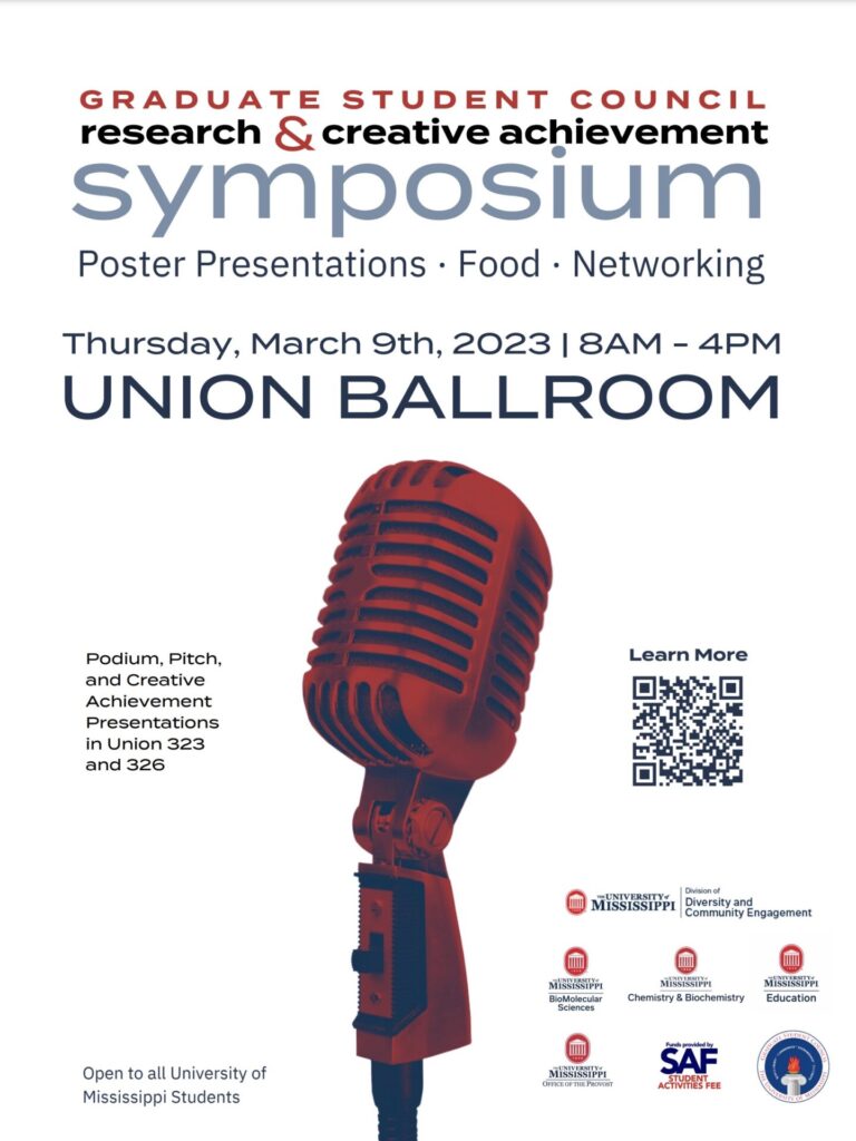 GSC to Hold Research & Creative Achievement Symposium Next Week