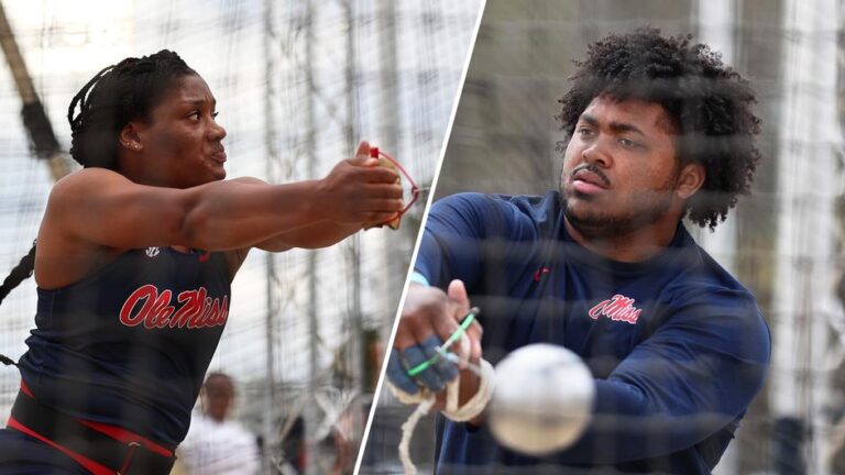 Ole Miss Track & Field’s Davis, Robinson-O’Hagan Earn SEC Weekly Awards