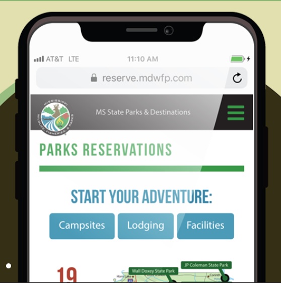 Book Your Stay at a MS State Park Using New Reservation System 