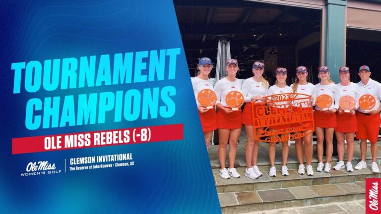 Ole Miss Women’s Golf Closes Out Regular Season with Clemson Invite Title