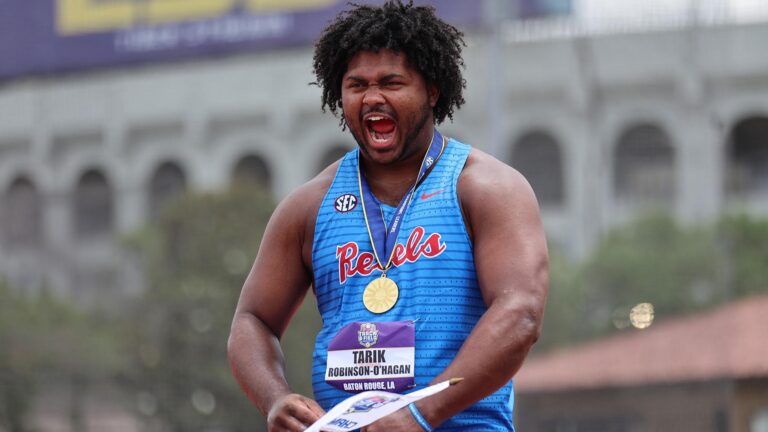 Ole Miss Track & Field’s Robinson-O’Hagan Takes Hammer Crown at Day One of SEC Outdoor
