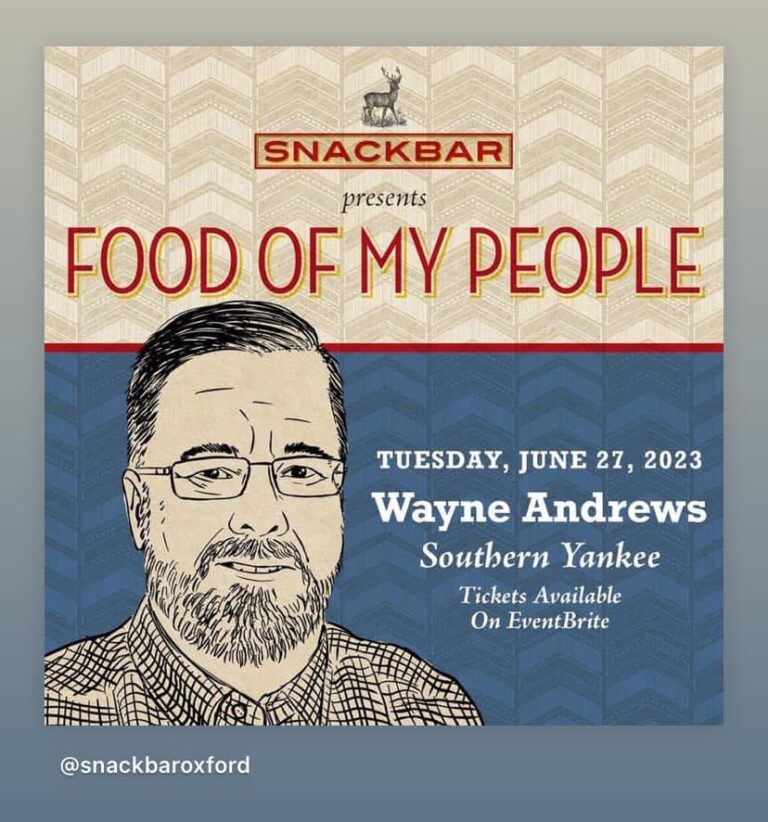 Andrews Shares Food Memories from Connecticut at Food of My People Event