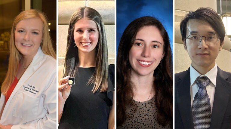 Four UM School of Pharmacy Students Named Taylor Medalists