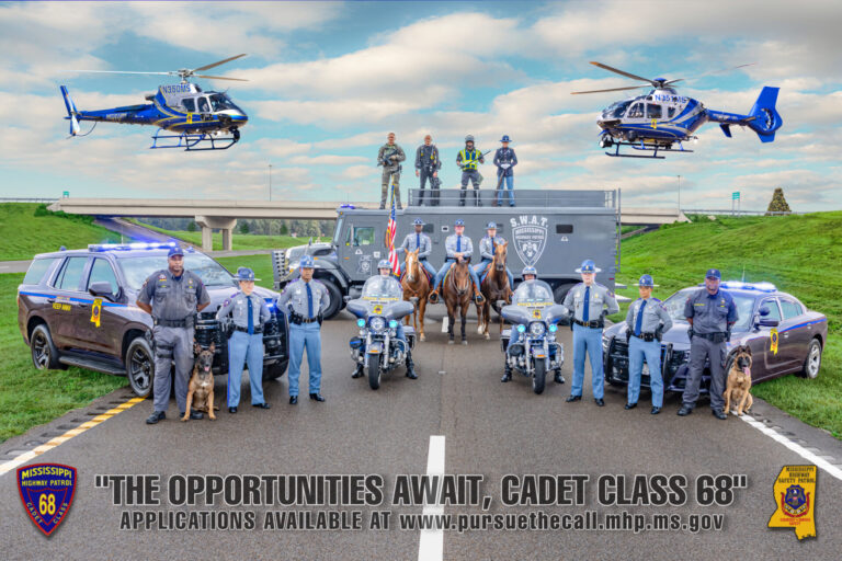 Mississippi Highway Patrol is Accepting Applications for Cadet Class 68