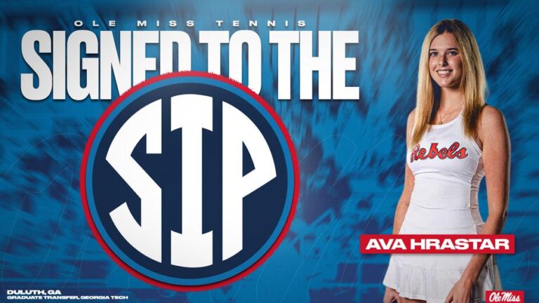 Ole Miss Women’s Tennis Inks Transfer Ava Hrastar