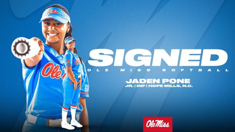 Ole Miss Softball Signs Transfer Infielder Jaden Pone