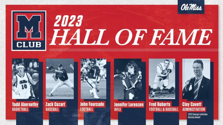 Ole Miss Announces 2023 M-Club Hall of Fame Class