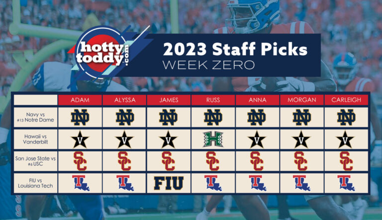 HottyToddy Staff Picks for the 2023 Week Zero