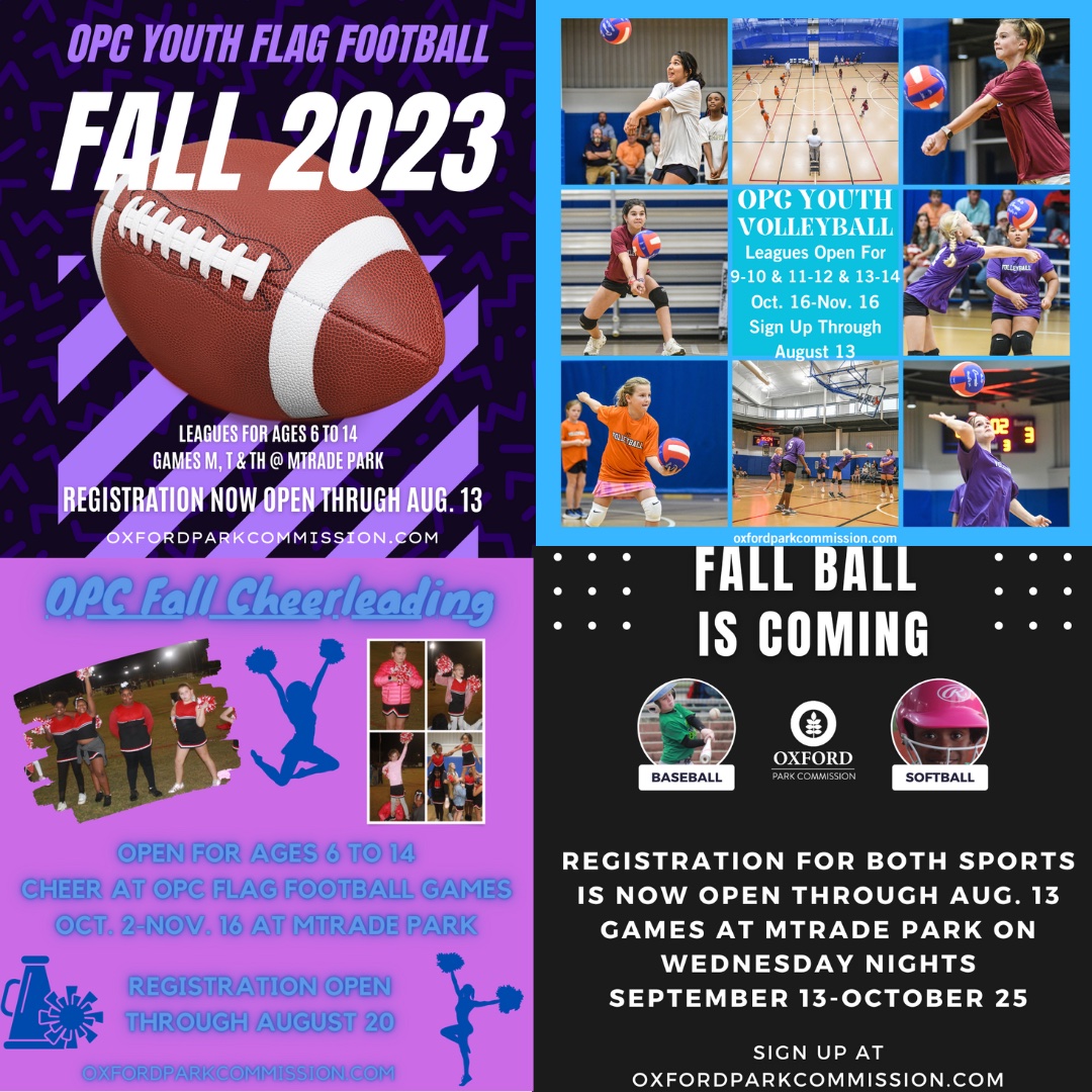 OPC Deadline To Sign Up For Fall Youth Sports Is Sunday, August 13 