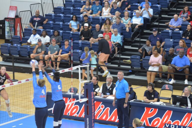 Ole Miss Volleyball Defeats South Carolina