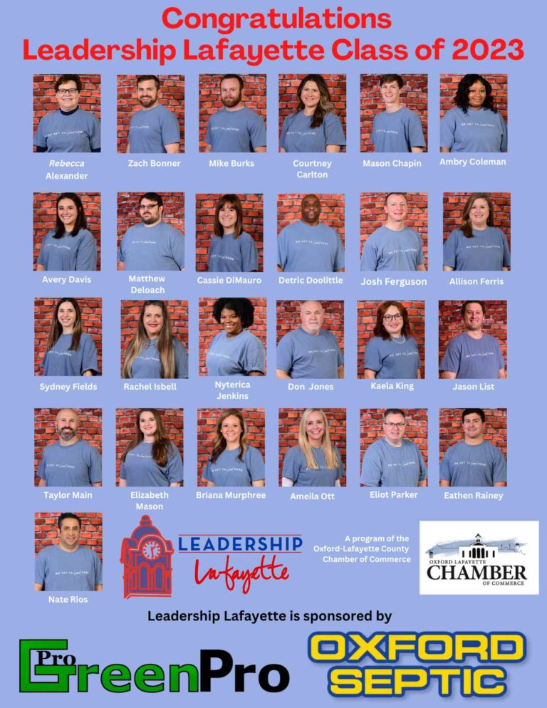 Chamber’s Leadership Lafayette 2023 Class Graduates 25 Leaders