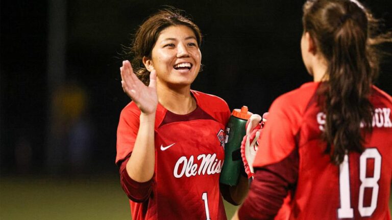 Ole Miss Soccer’s Ohba Notches Her Second SEC Defensive Player of the Week