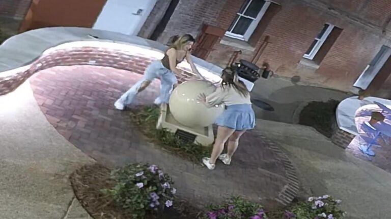 OPD Looking for Globe Fountain Vandals