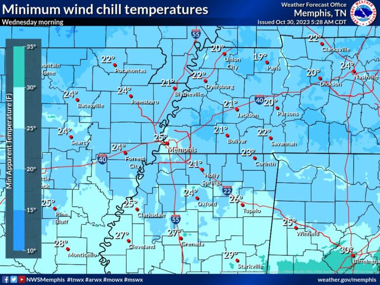 Winter-Like Temps to Start of the Week; Gradual Warming Toward the Weekend