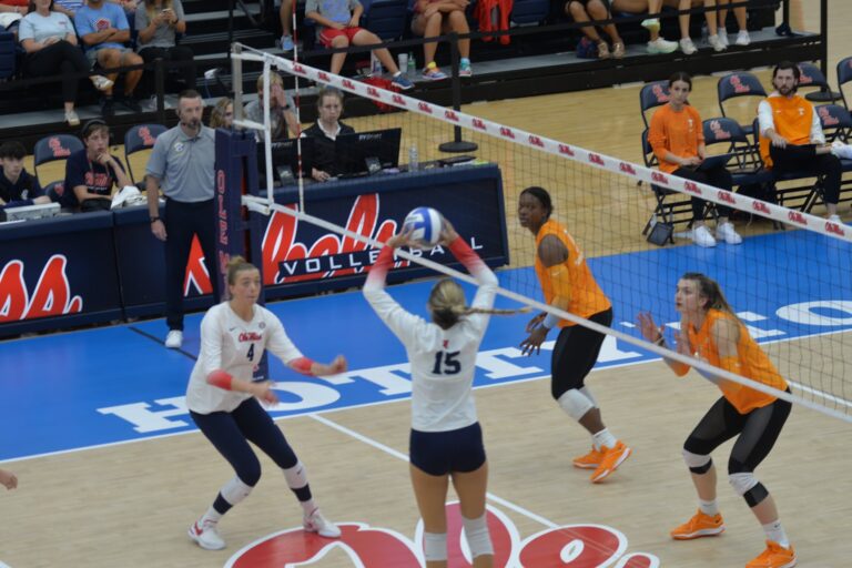 Ole Miss Volleyball Falls to Tennessee
