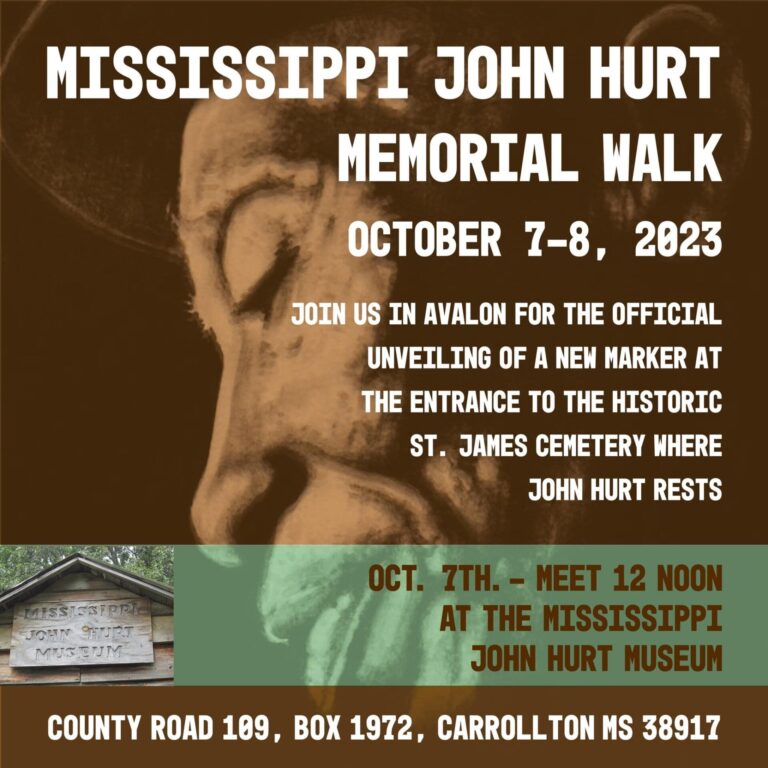 Event in Carrollton to Honor Late MS Blues Artist John Hurt This Weekend