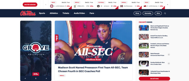 Ole Miss Launches Website Redesign