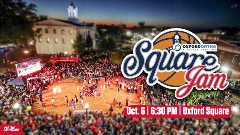 Ole Miss Men’s and Women’s Basketball to Take Oxford by Storm in Annual Square Jam Friday